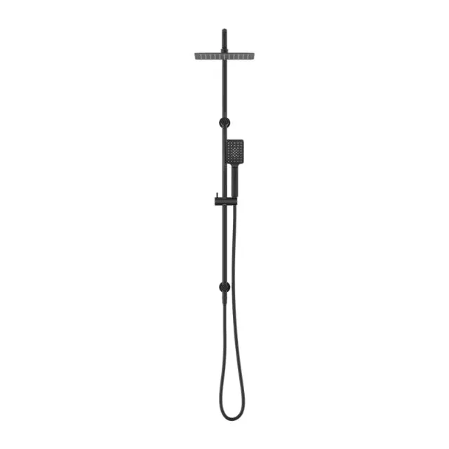 Nero Square Project Twin Shower Matte Black