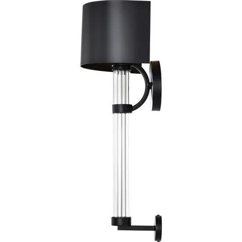 One Lights Matte Black 8 Inch Wall Sconce
