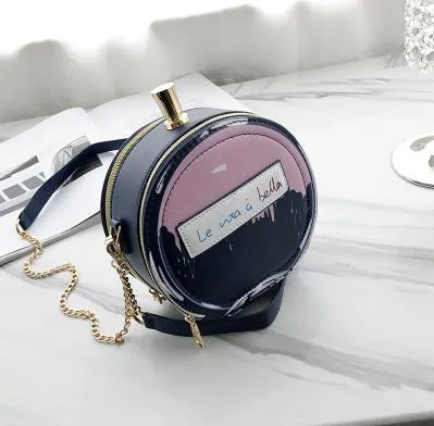 Perfume Bottle Design Leather Women's Bag