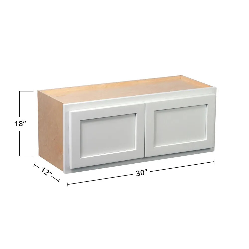 Pure White 30" x 18" Wall Cabinet