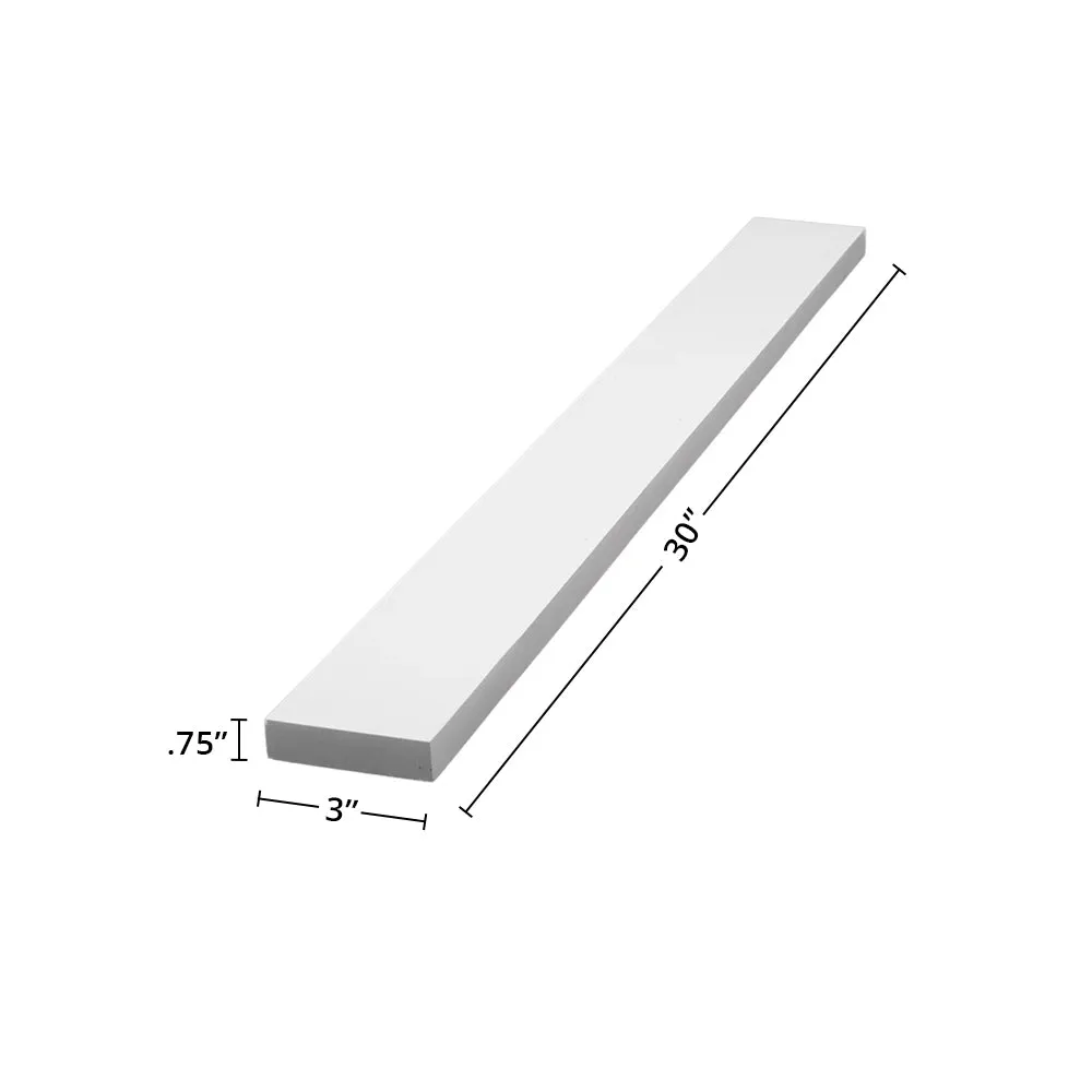 Pure White 3" x 30" Filler