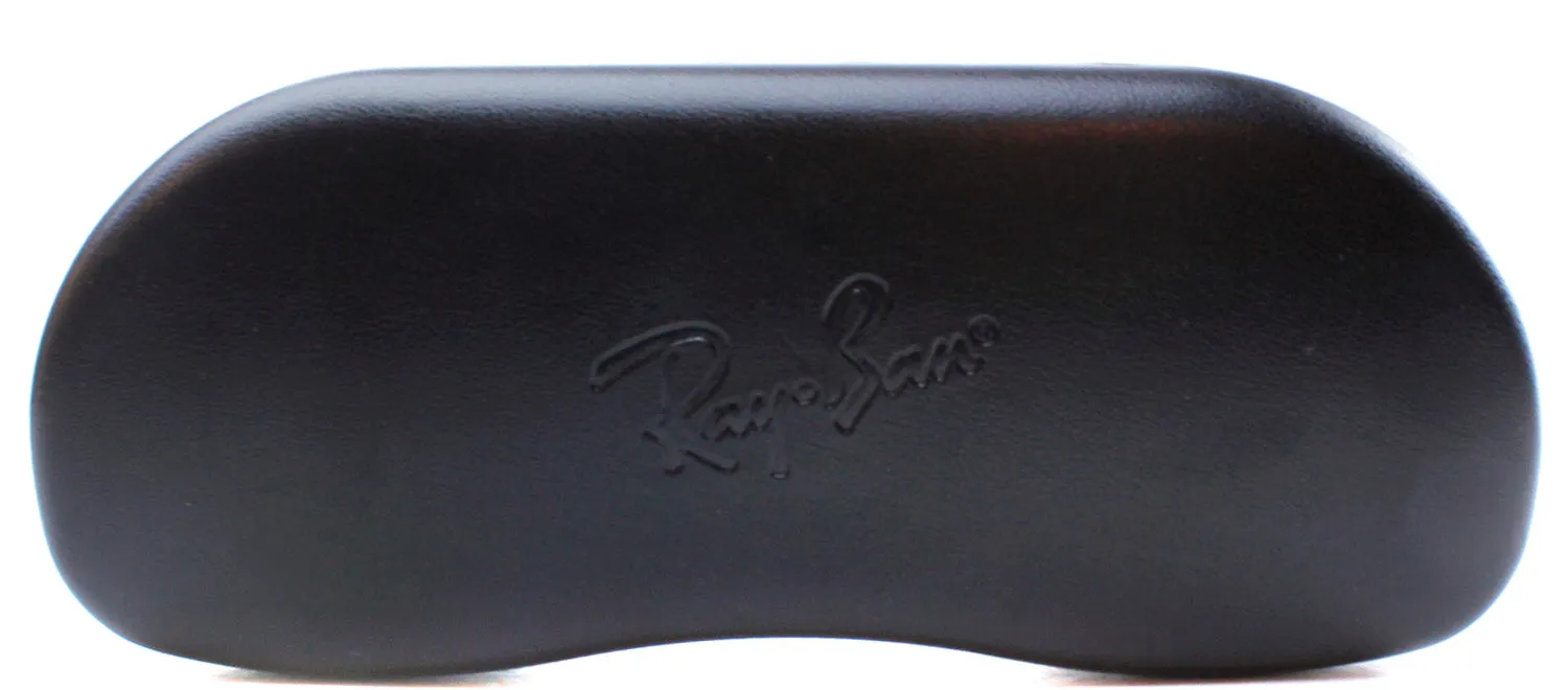 Ray-Ban RX 5228 5014 Rectangle Plastic Black Eyeglasses with Demo Lens