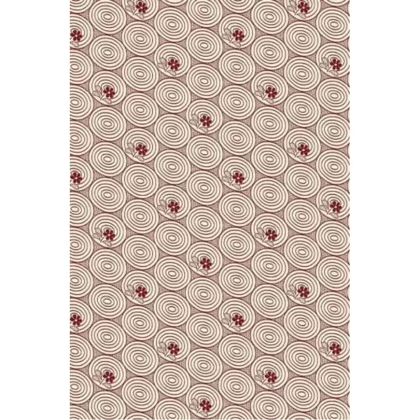 Sajou Oilcloth Fabric | Bordeaux Motif