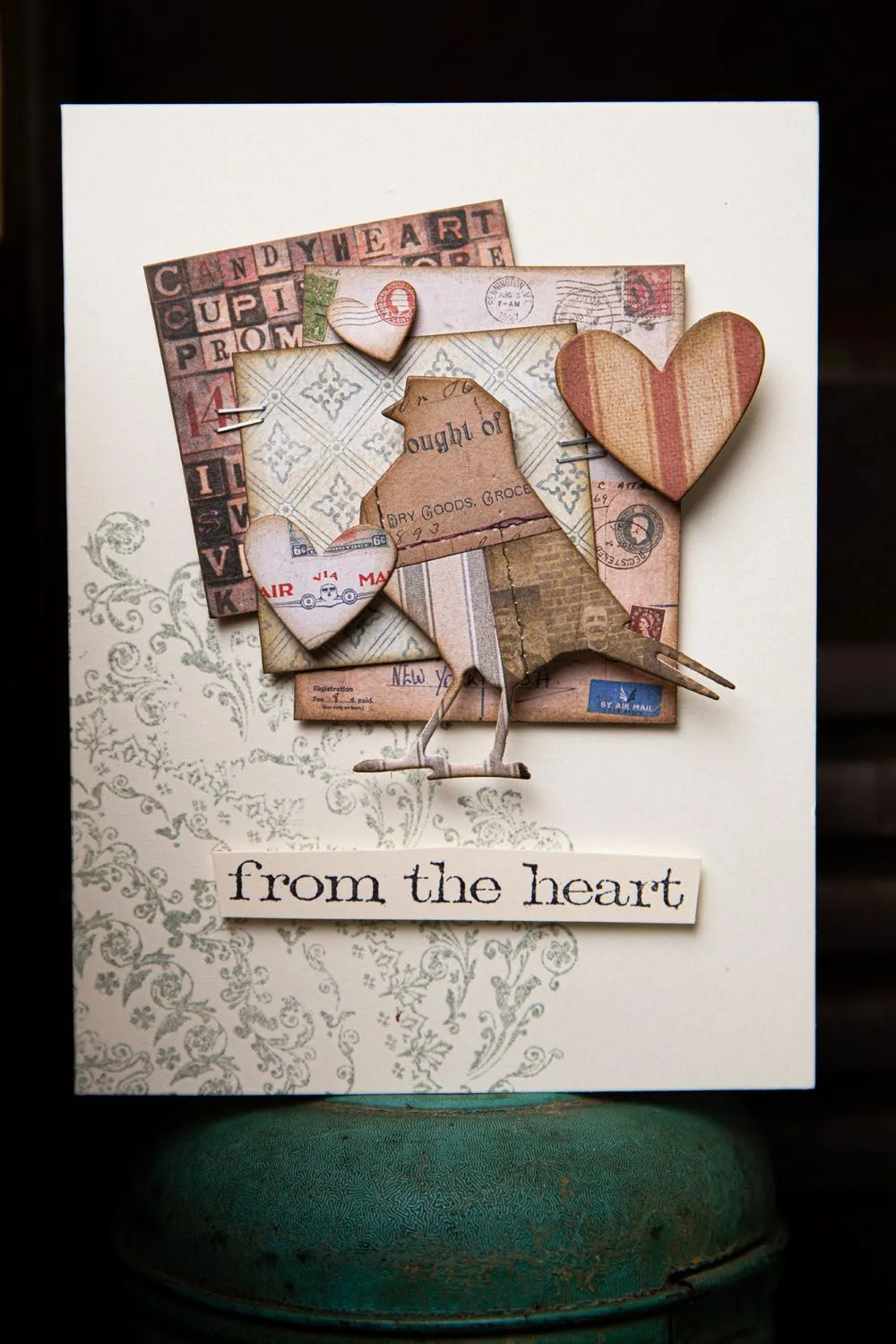 Sizzix Thinlits Dies By Tim Holtz 8/Pkg - Vault Lovebirds