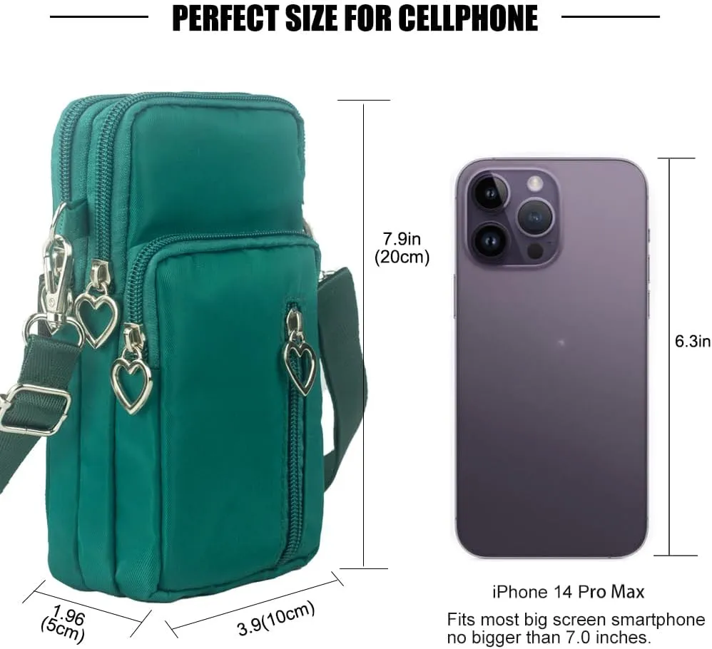 Small Crossbody Bags for Women, Universal Pouch Wallet Cell Phone Purse Lightweight Pockets Handbags Mini Shoulder Bag