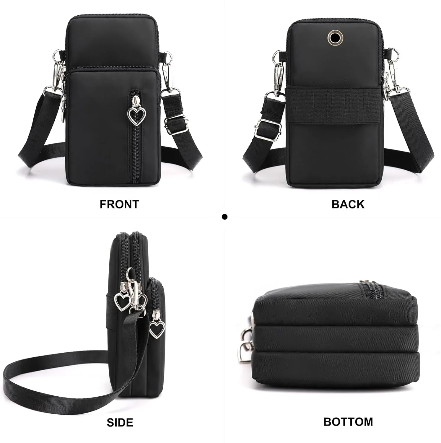 Small Crossbody Bags for Women, Universal Pouch Wallet Cell Phone Purse Lightweight Pockets Handbags Mini Shoulder Bag