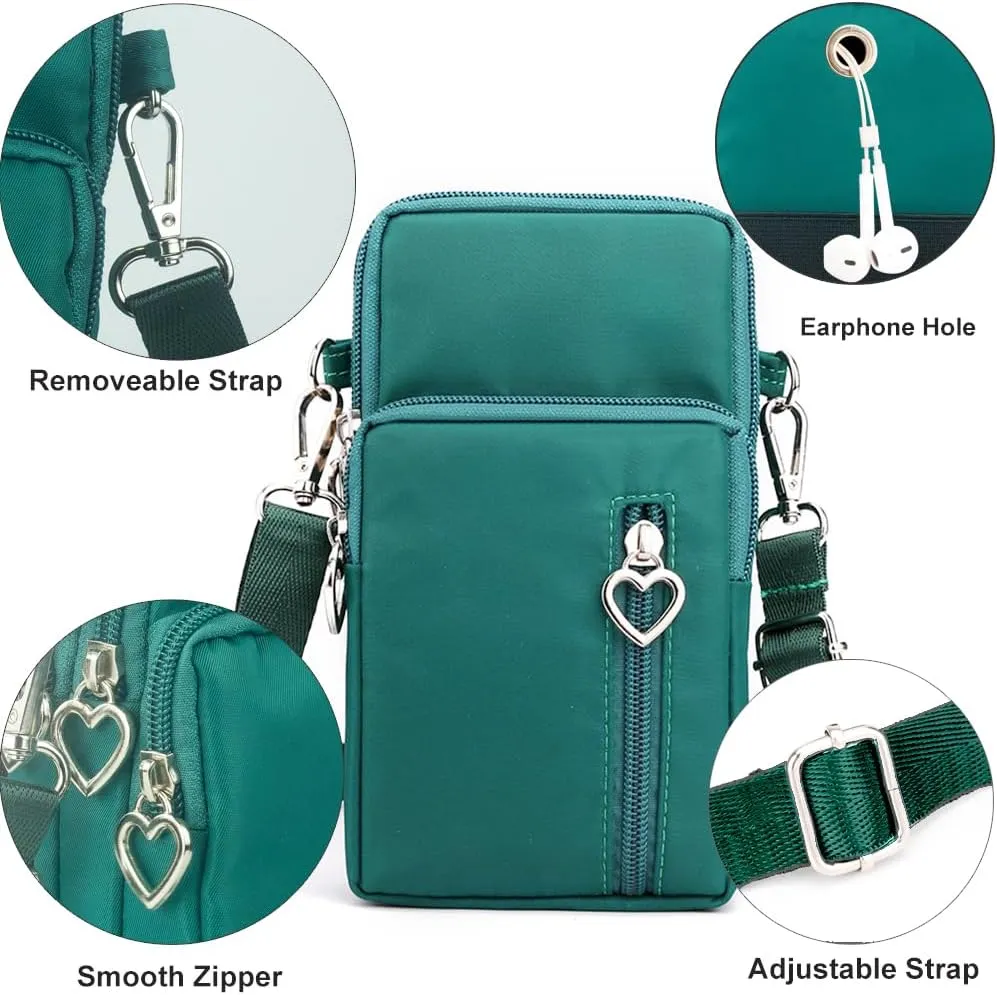 Small Crossbody Bags for Women, Universal Pouch Wallet Cell Phone Purse Lightweight Pockets Handbags Mini Shoulder Bag