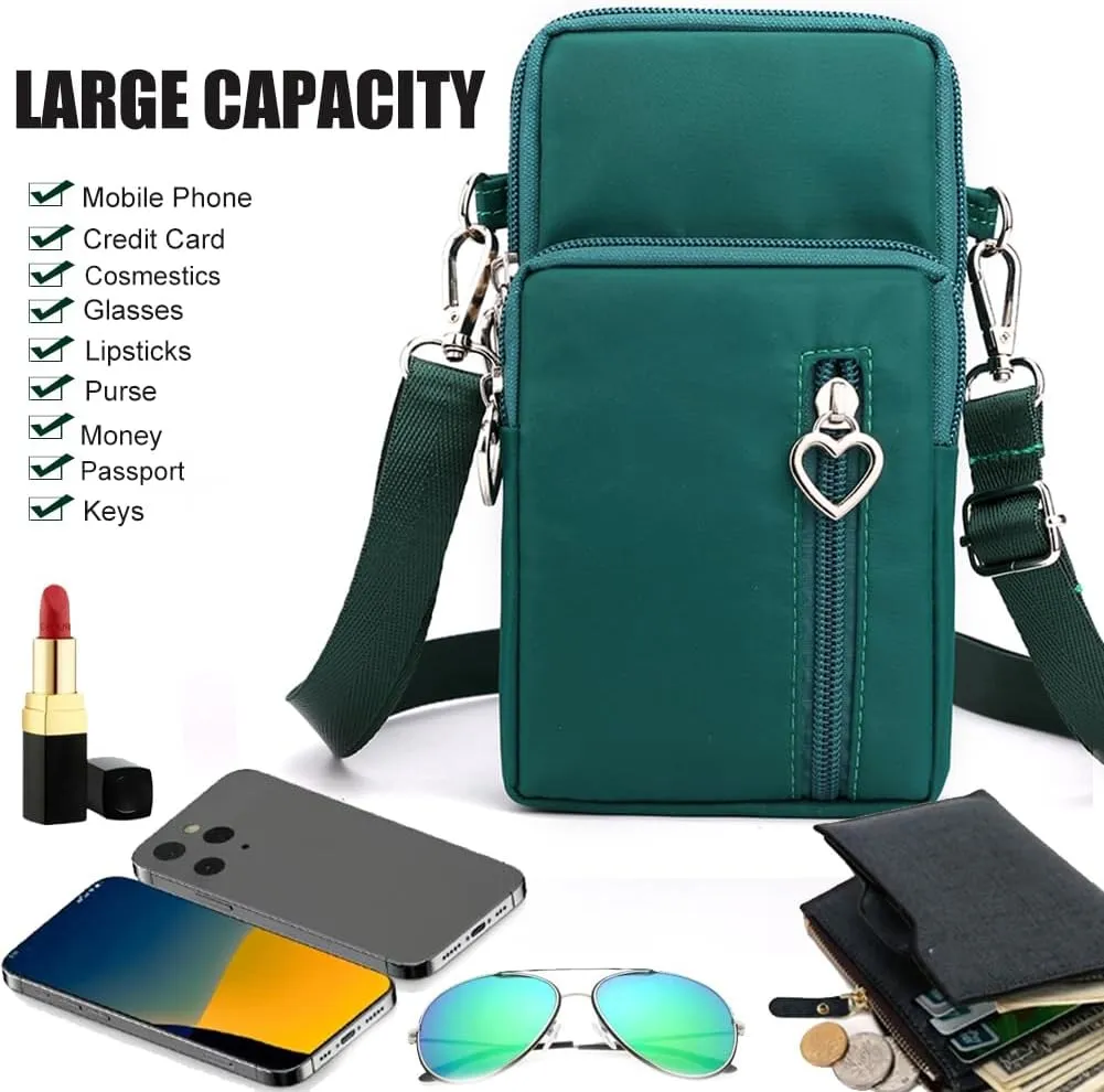 Small Crossbody Bags for Women, Universal Pouch Wallet Cell Phone Purse Lightweight Pockets Handbags Mini Shoulder Bag
