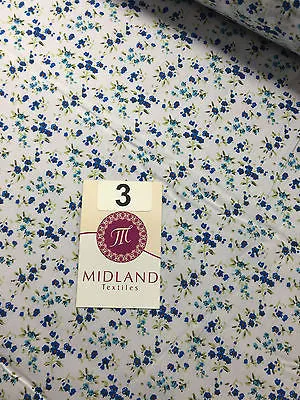 Small Ditsy Floral poly cotton print dress craft fabric 44" Wide M348 Mtex