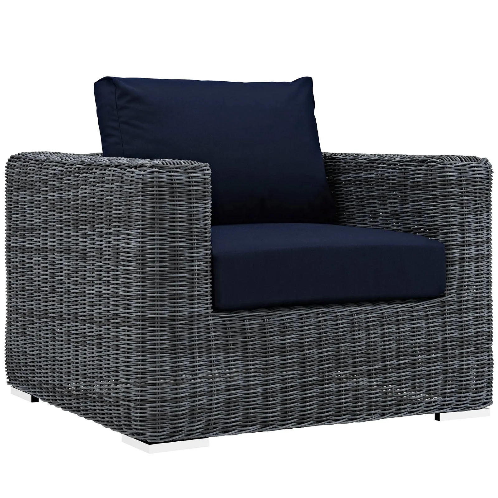 Summon Outdoor Patio Fabric Sunbrella Armchair