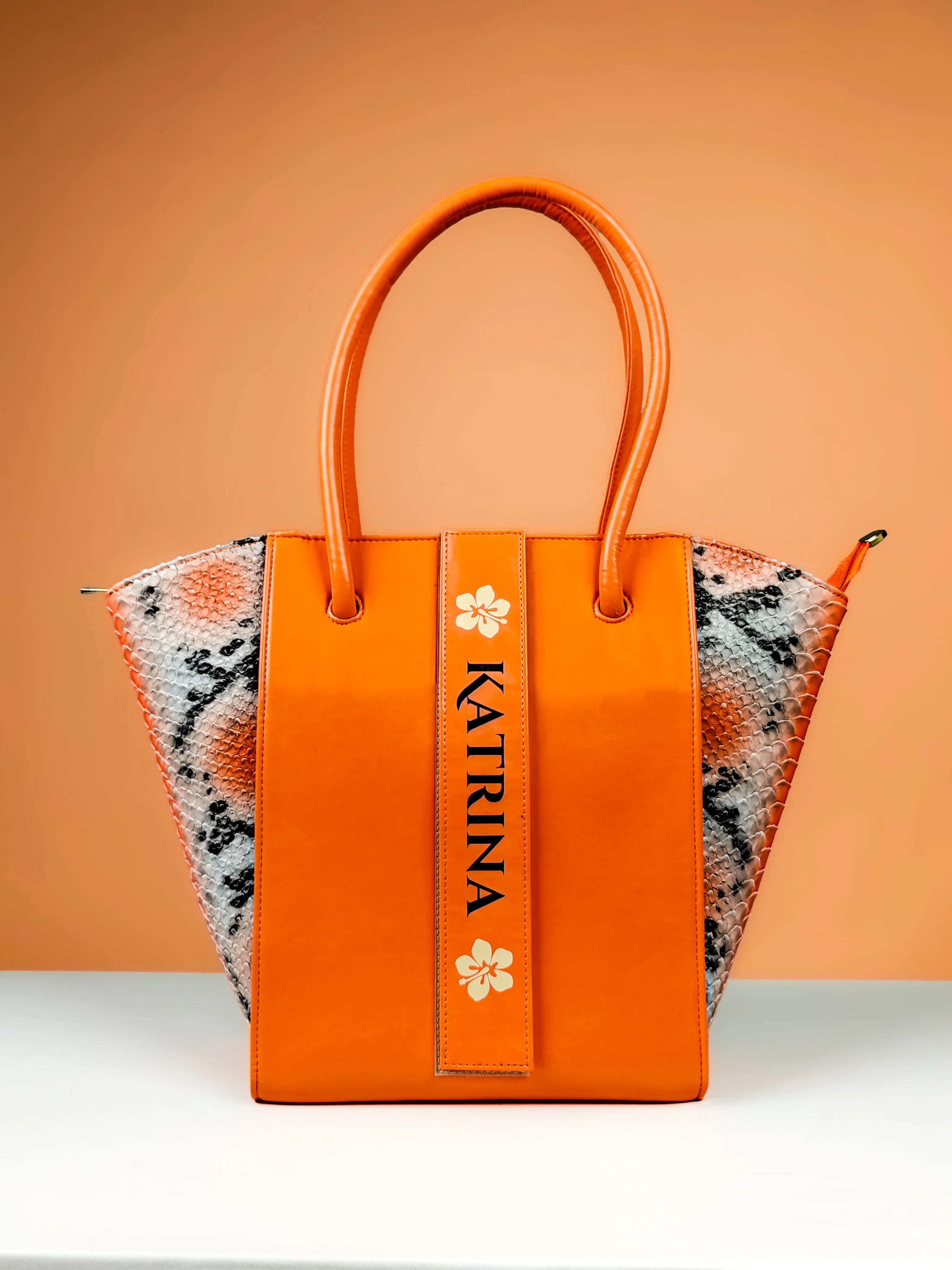 Tote Bags for Women - Orange Oasis Edition