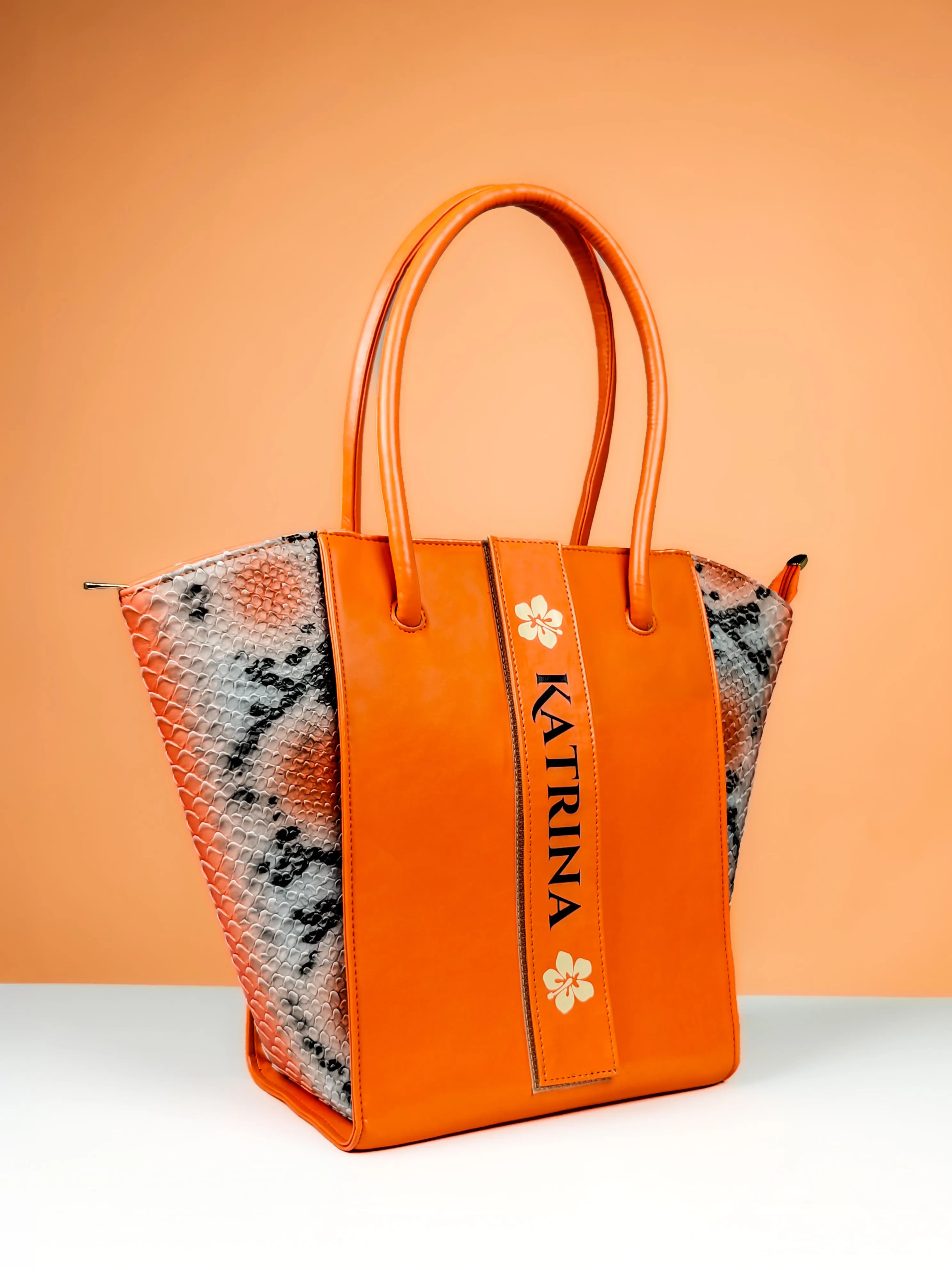 Tote Bags for Women - Orange Oasis Edition