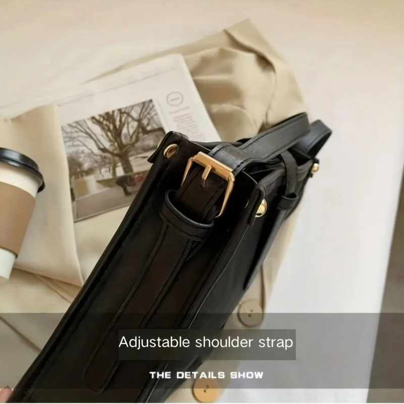Vintage Design Square Crossbody Leather Handbags