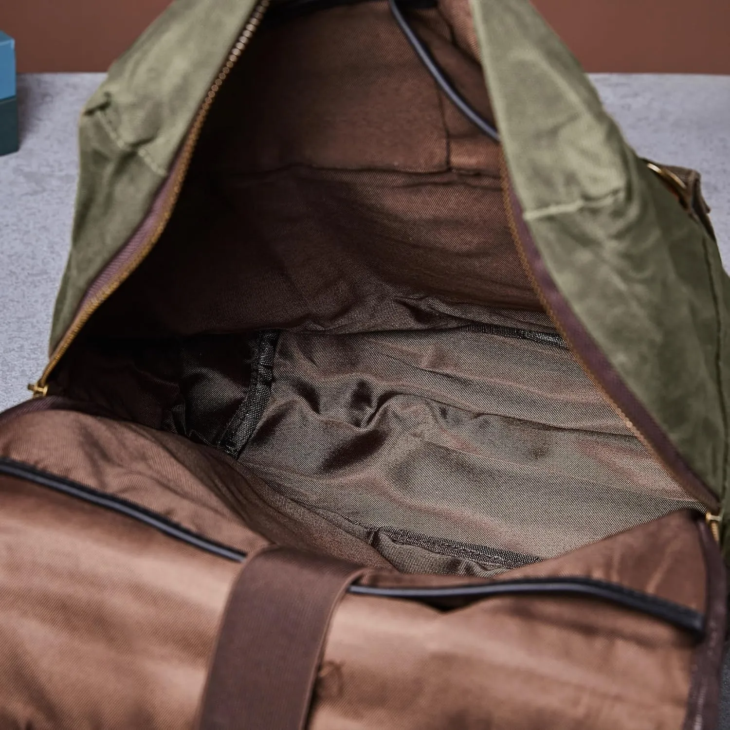 Vintage Waterproof Waxed Canvas Leather Backpack for Men Women 15.6" laptop Travel Rucksack